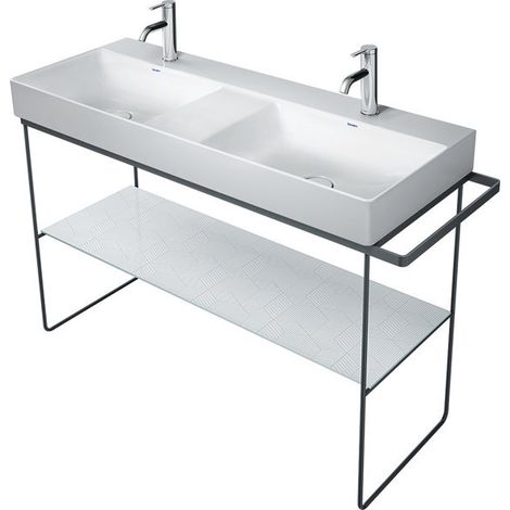 Duravit DuraSquare console en métal 126,5x45,1cm, pour lavabo