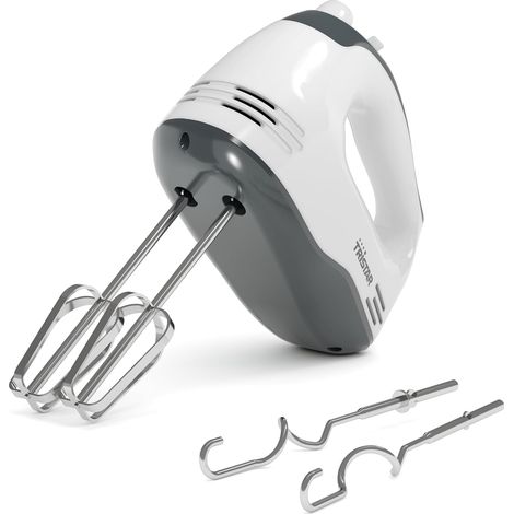 Batteur, 5 Vitesses Réglables, 200W, Design Ergonomique, Fouets et Crochets Inox, Pièces Compatibles Lave-Vaisselle, Sans BPA, Compact et Pratique, Avec Bouton Éjecteur, MX-4203 (1/5)