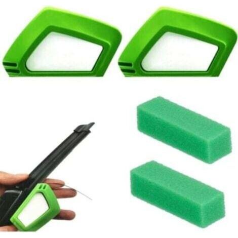 Aiguiseur Essuie-Glace 2 Pcs avec Éponge et Bande Adhésive - Micro-Couteau Revêtu pour Recoupe/Réparation Compatible Tous Véhicules (Voitures, SUV, Camions) (1/4)