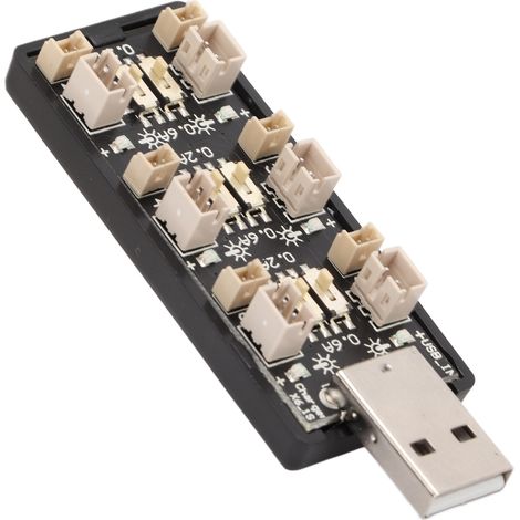 Chargeur intelligent USB pour batterie LiPo, 6 sorties indépendantes 3.7V/4.35V, outil de charge pour modélisme RC et jouets. (1/5)