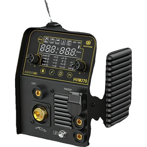 Machine à souder, fonctionnalité 6 en 1, capacité MIG sans gaz, HVM270 (1/5)