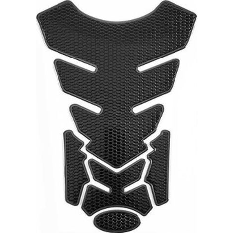 Tankpad, Motorrad-Tankschutz, Kraftstofftank-Pad-Aufkleber, Motorrad-Tankaufkleber-Schutz, für Motorräder Universal, Schwarz (PVC)
