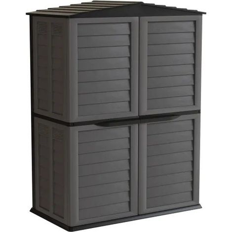 Modulare Gartenhaus 151x83x200 in 100% recyceltem Polypropylen