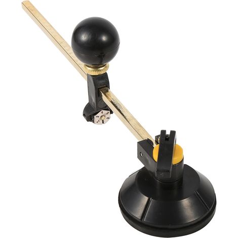 1 compas réglable de haute qualité, coupe-cercle en verre, diamètre maximal 40 cm. (1/5)