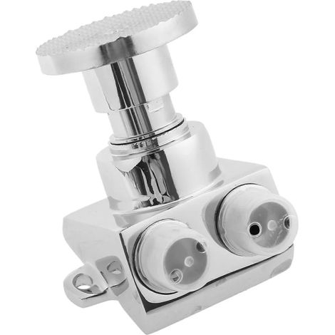 Robinet mitigeur vertical à pédale pour lavabo, en acier inoxydable 304 et cuivre, entrée d'eau DN15.