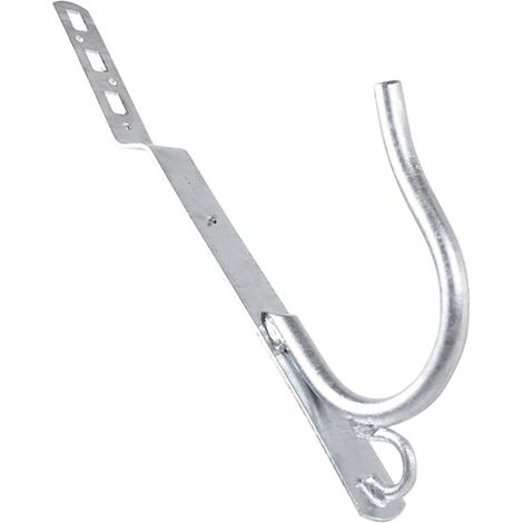 Ganci arcuati 25 mm monumenti storici - Ardesia - 5 pezzi - QGCSEMHCA25/02