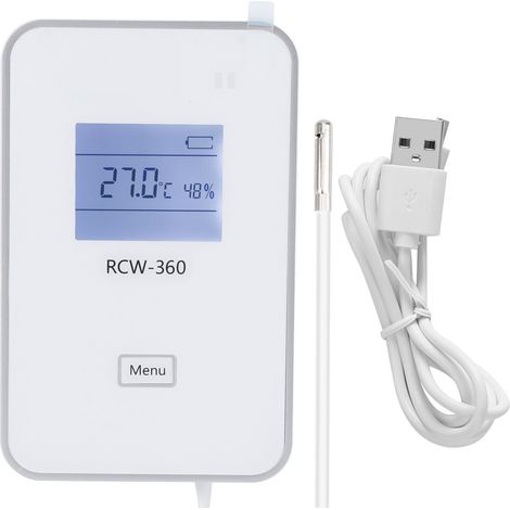 RCW-360 Drahtloses Thermometer-Hygrometer Temperatur- und Feuchtigkeitsaufzeichnungsgerät für Gewächshäuser (1/5)