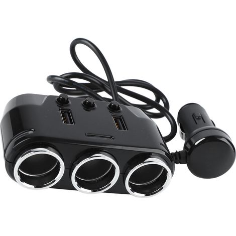12V auf 24V Zigarettenanzünderadapter, robuster und langlebiger 3-fach Kfz-Splitter, lange Lebensdauer, Kfz-Ladegerät mit mehreren Steckdosen. (1/5)