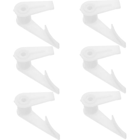 12 Pieces Fixed Clip Ceiling Light Clips for Ceiling Lights LED Ceiling Light Accessories Secure Hold for Lampshade and Cover (1/5)