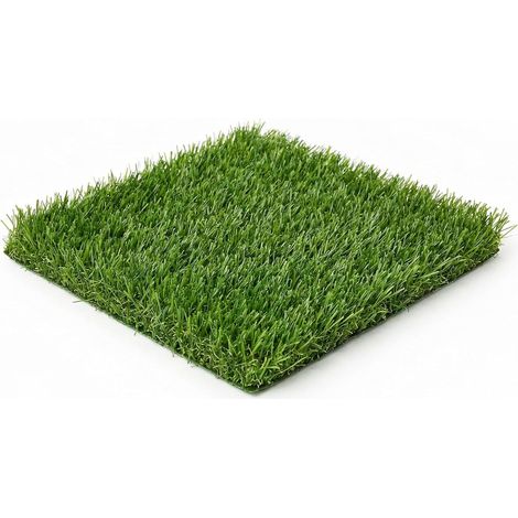 Lot de 8 tapis de gazon artificiel 15 x 15 cm avec hauteur de poils de 1,5 mm, gazon synthétique réaliste pour jardins miniatures, modélisme, projets d'artisanat et décoration d'intérieur (1/5)