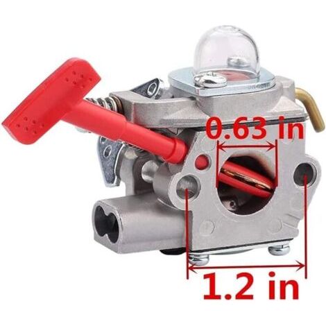 NALOOKAMIC Carburateur pour Walbro WT-458 WT-220 WT-318 WT-318X pour Homelite 07256B pour coupe-bordures Ultra 25CC A04445A (1/3)