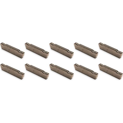 Plaquettes à tronçonner revêtement TiAlN largeur de tronçonnage 2 mm 10 pcs MW-Tech MGMN200-M