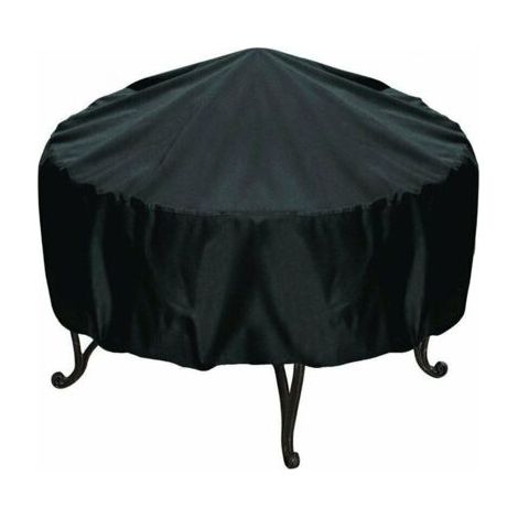VtiziklCouverture de barbecue de jardin extérieur couverture de barbecue ronde UV anti-poussière anti-pluie,12245cm