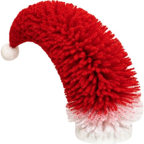 Décoration de Noël Sapin de table bicolore rouge et blanc H 20 cm - Feeric Christmas