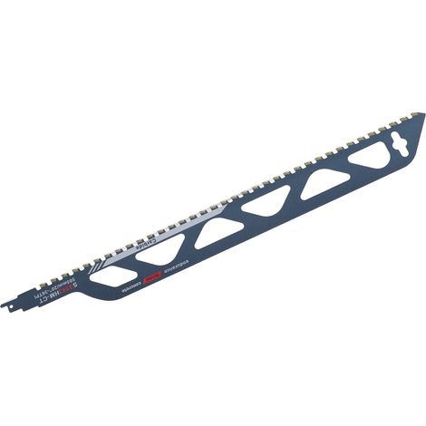 Lame de scie alternative en alliage S3243 pour la coupe du béton poreux, de la brique rouge, du fibrociment et du plastique renforcé de fibres de verre (1/5)