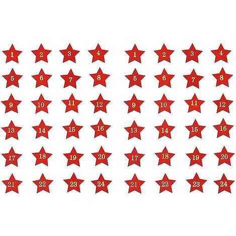 48 pendentifs de Noël en bois