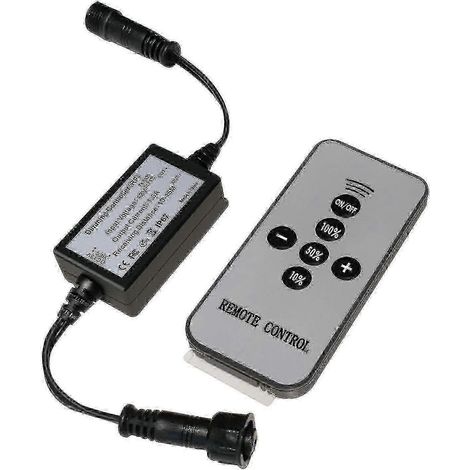 Variateur LED extérieur avec prise CC, étanche, pour systèmes d'éclairage 12 V/24 V (autoroute) (1/4)
