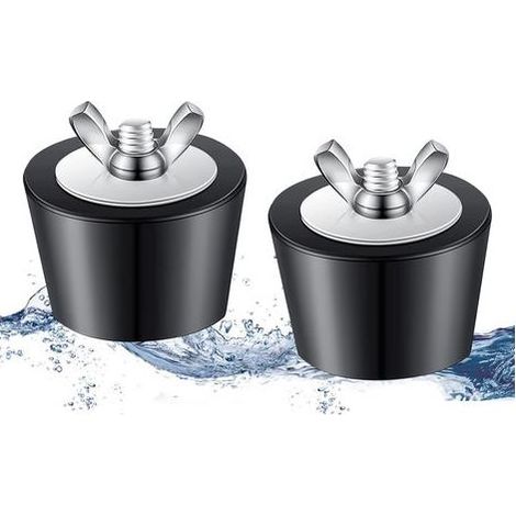 2-teiliges Winter-Poolabdeckungsset, 38-mm-Gummiexpansionsstopfen, für Schwimmbecken (1/5)