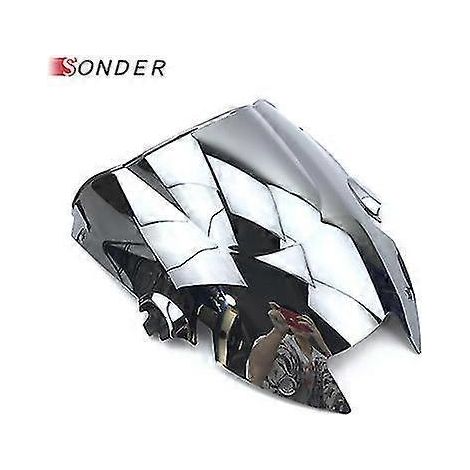Pare-brise double bulle chromé pour moto Honda VTR1000F (1997-2005) (1/5)