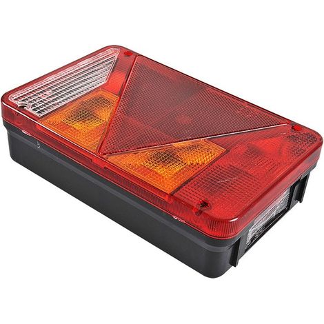 Feu arrière 6 fonctions 218x140mm droit