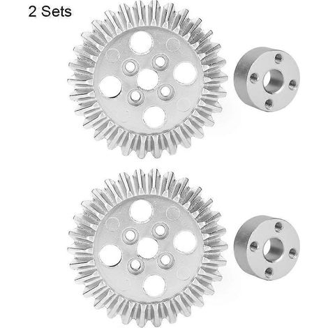2 Sätze Kegelradgetriebe mit Zinklegierung und Aluminiumlager, 22 mm, Industrieroboterteile für FRC