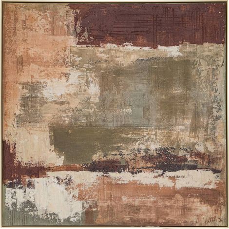 Hank-Leinwand, quadratisch, 116 x 116 cm - Atmosphera créateur d'intérieur (1/3)