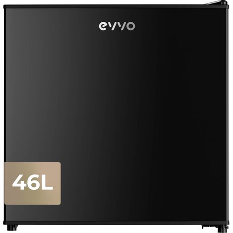 Frigorífico Mini EVVO F22BK, 46 L, Negro, Compacto y bajo consumo