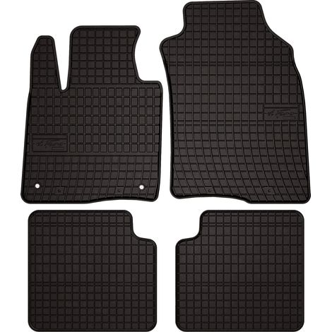 Tappetini in gomma per auto: Fiat Panda III (esclusa ibrida) hatchback (2012-) - neri, su misura (1/5)