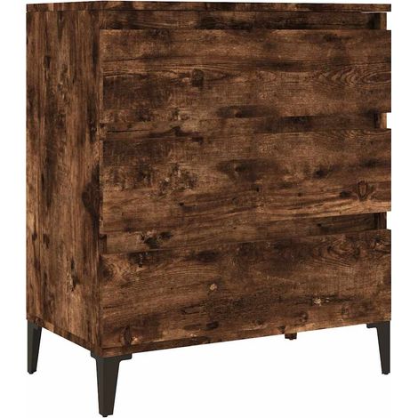 Maison Exclusive - Aparador madera contrachapada color roble ahum (1/5)