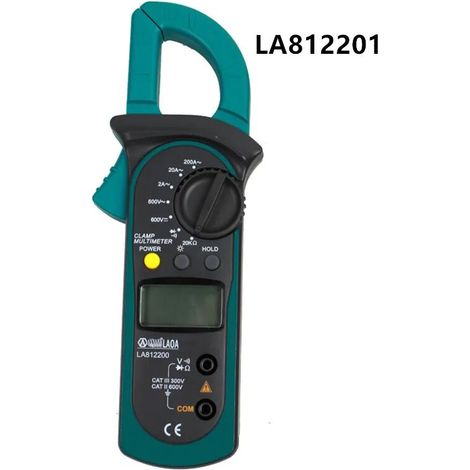 Pince Ampèremétrique Portable Multimètre Numérique AC/DC 600V (1/4)