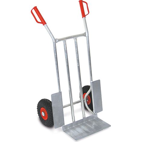 BRB Alu-Sackkarre mit pannensicheren Reifen (Silber) (1/3)