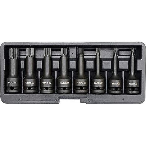 Set di chiavi a percussione YATO YT-1069, scanalatura (1/4)