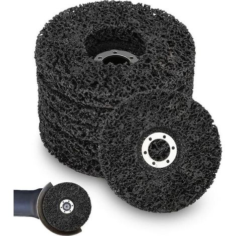 5 Pcs Grinding Disc, 125 x 22 mm, Abrasive Disc for Angle Grinder, CSD Abrasive Cleaning Disc, Coarse Cleaning Discs for Removing Rust from Paint (1/5)
