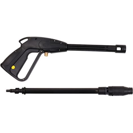 Boquilla pulverizadora de alta presión ajustable para limpiadora, accesorio de lavado para el hogar, el coche y el jardín. (1/5)