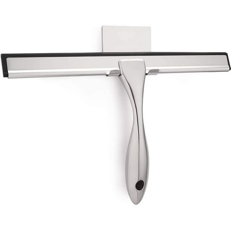 Mehrzweck-Duschabzieher für Duschwände, Badezimmer, Fenster und Autoscheiben – Edelstahl, 25 cm (10 Zoll) (1/5)