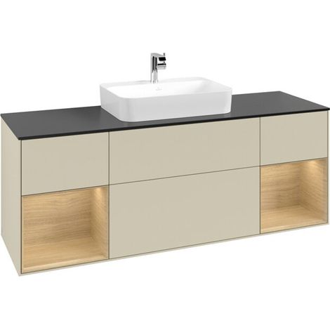 Villeroy & Boch F452PCHJ Meuble sous-lavabo Finion F45 (1/3)