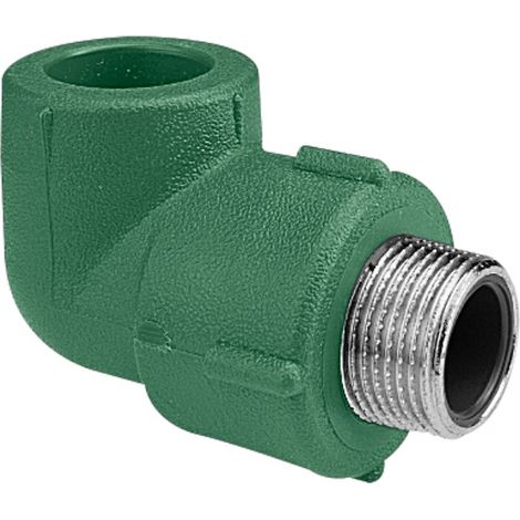 SCELTO DA DESIVERO Gomito a 90° fil. maschio k21 d.25x3/4 codice prod: DSV02143 (1/4)