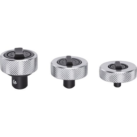 Lot de 3 clés à cliquet mini 1/4 3/8 1/2 pouce réversibles à molette pour espaces étroits réparation maison auto (1/5)
