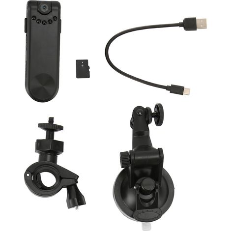 Enregistreur vidéo portable 1080P HD réduction de bruit vision nocturne mini caméra de poche pour forces de l'ordre 256 Go (1/5)