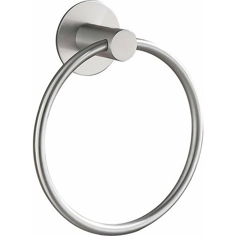 Handtuchhalter Ohne Bohren SUS304 Edelstahl Handtuchring 14cm Handtuchhalter für Badezimmer Wandmontage Silber
