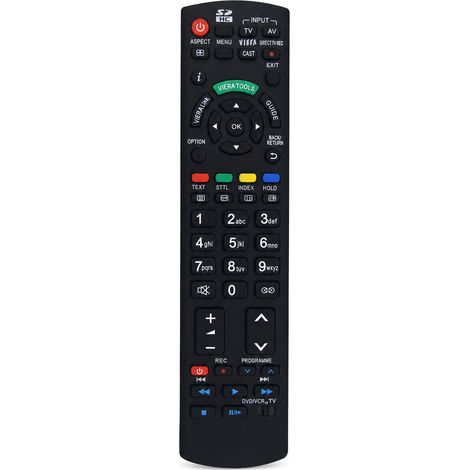 Télécommande TV Compatible avec Panasonic N2QAYB000428 (1/5)