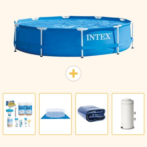 Intex Piscine Tubulaire Ronde - 366x76 cm - 5-pièces S115 (1/5)