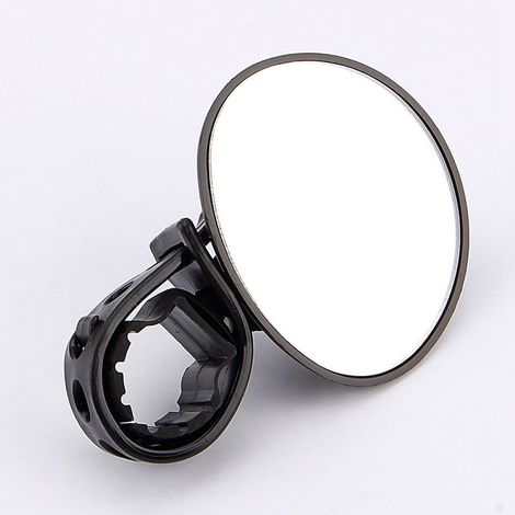 Guidon de vélo noir avec rétroviseurs latéraux 360° rotatifs pour cyclisme, rétroviseur de guidon ZB (1/5)