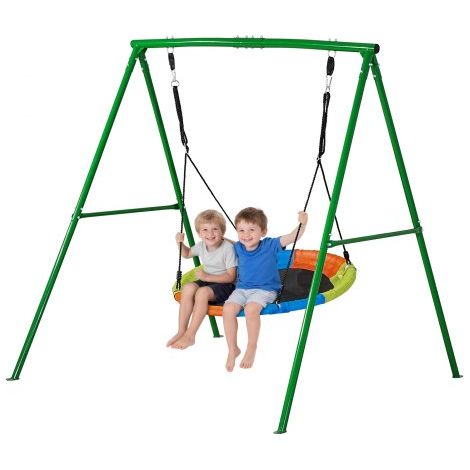 Kit Balançoire de Jardin 199 - 6 kg Portique Balançoire avec (1/5)