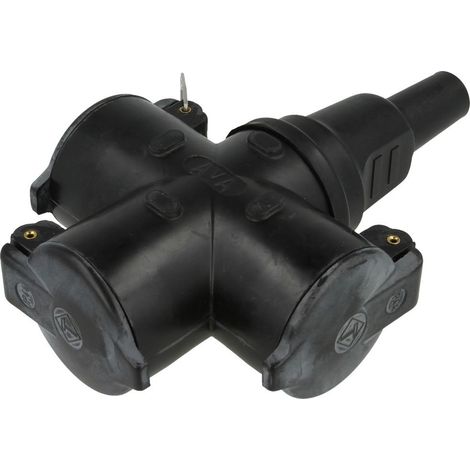 Bachmann 913.170 toma de corriente negra 16 A IP44
