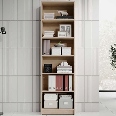 Bibliothèque Viviane 60x202cm - chêne (1/5)