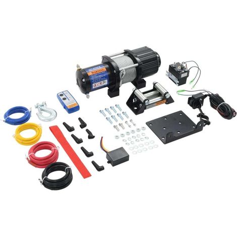 Treuil électrique 12 V / 2040 kg pour bateau quad remorque (1/3)