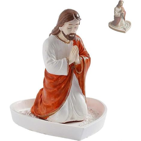Porte-chapelet de la Vierge Marie - Élégante boîte à chapelet de Notre-Dame et support pour chapelet avec statue de la Vierge Marie (1/5)