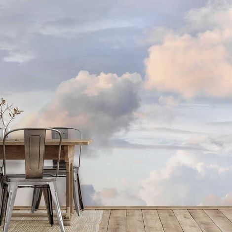 Papier peint nuages roses papier peint (1/5)