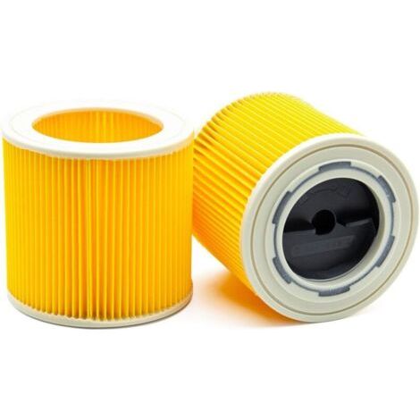 2x KFI 3310 Cartridge Filter Cartridge Compatible for Kärcher KWD1, KWD2, KWD3, S4001/4002, WD2 Plus, WD 3-18,WD 2.xxx/ 3.xxx, WD 2-18, Wet and Dry Vacuum Cleaner,2.863-303.0